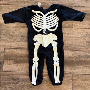 2T Skeleton Costume